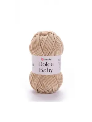 Dolce Baby - Kadife, Bebek El Örgü Ipi Bej-747
