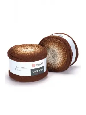 Flowers Merıno - Ebruli El Örgü Ipi Ebruli-537