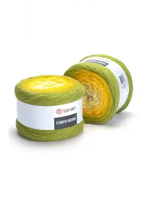 Flowers Merıno - Ebruli El Örgü Ipi Ebruli-549