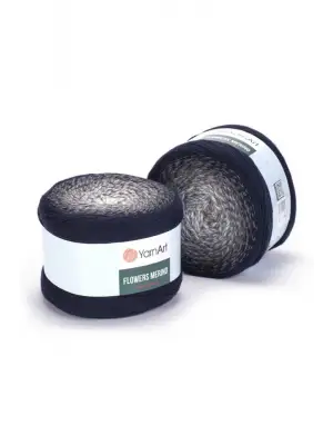 Flowers Merıno - Ebruli El Örgü Ipi Ebruli-532