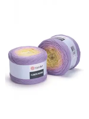 Flowers Merıno Ebruli El Örgü İpi Ebruli-545