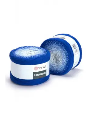 Flowers Merıno - Ebruli El Örgü Ipi Ebruli-543