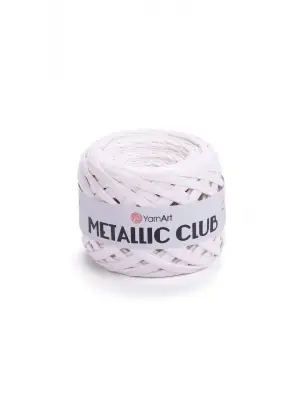 METALLIC CLUB - ÖRGÜ İPİ BEYAZ-8121
