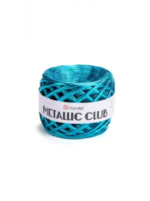 METALLIC CLUB - ÖRGÜ İPİ TURKUAZ-8126