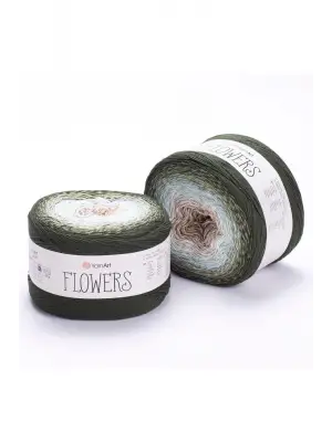 Flowers - Ebruli El Örgü Ipi Ebruli-311