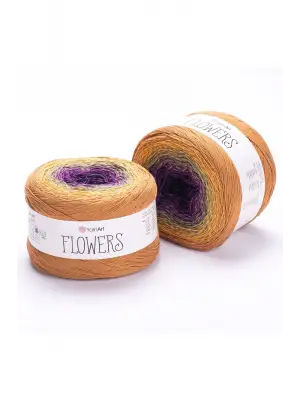 Flowers - Ebruli El Örgü İpi Ebruli-315