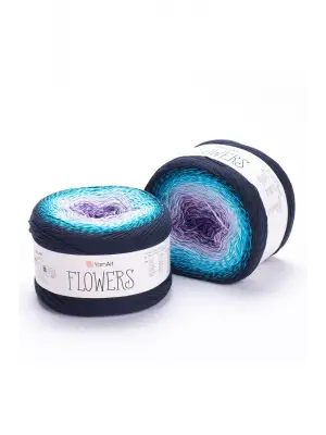 Flowers - Ebruli El Örgü Ipi Ebruli-254