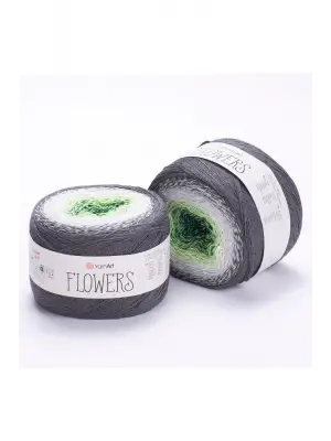 Flowers - Ebruli El Örgü İpi -291