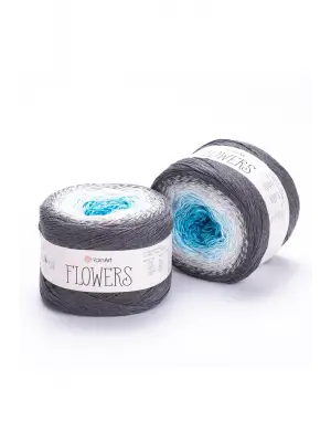 Flowers - Ebruli El Örgü Ipi Ebruli-251