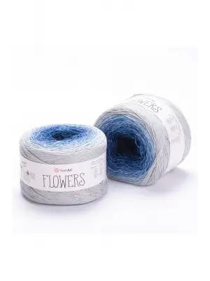 Flowers - Ebruli El Örgü Ipi Ebruli-271