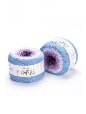 Flowers - Ebruli El Örgü İpi Ebruli-264