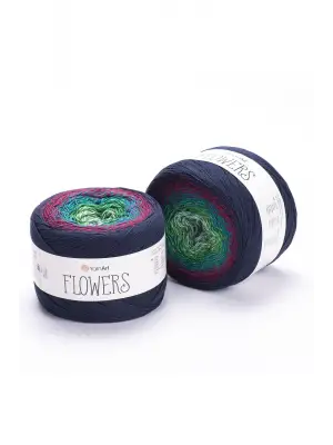 Flowers - Ebruli El Örgü Ipi Ebruli-266