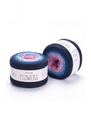 Flowers - Ebruli El Örgü Ipi Ebruli-273