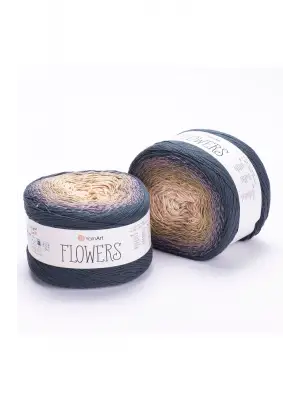 Flowers - Ebruli El Örgü İpi -297