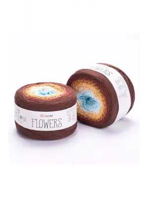 Flowers - Ebruli El Örgü İpi -296