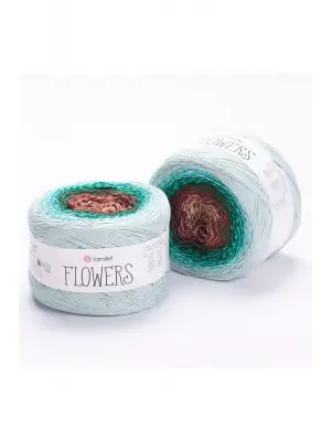 Flowers - Ebruli El Örgü Ipi Ebruli-318