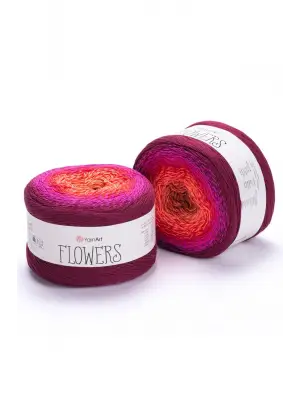 Flowers Ebruli El Örgü Ipi - 310
