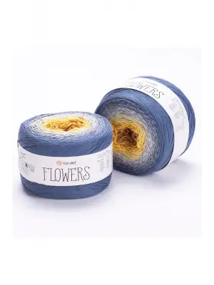 Flowers - Ebruli El Örgü Ipi Ebruli-316