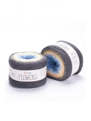 Flowers - Ebruli El Örgü Ipi Ebruli-287