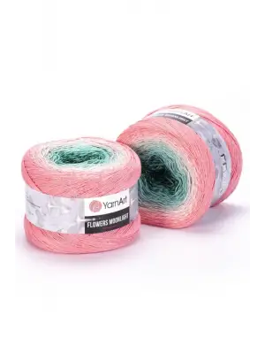 Flowers Moonlıght - Simli, Ebruli El Örgü Ebruli-3292