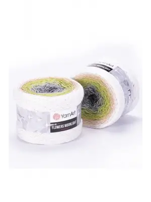 Flowers Moonlıght - Simli, Ebruli El Örgü Ebruli-3274