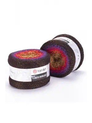 Flowers Moonlıght - Simli, Ebruli El Örgü Ebruli-3265