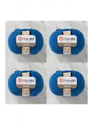 Jeans 16 4lü Paket Amigurimi Bebek Ipi