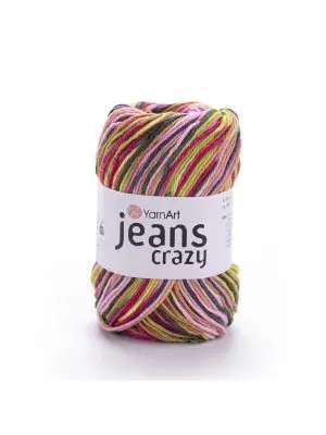 Jeans Crazy Ebruli El Örgü Ipi Ebruli-7206