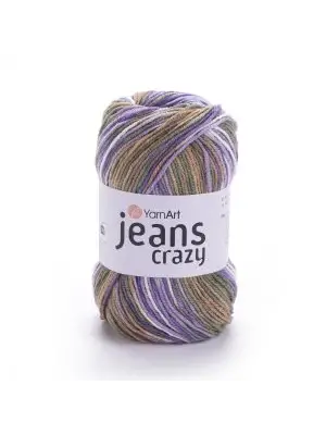 Yarn Art Jeans Crazy Ebruli El Örgü İpi Ebruli 7207