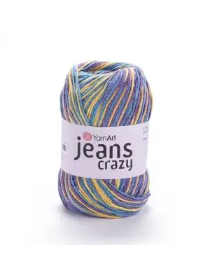 Yarn Art Jeans Crazy Ebruli El Örgü İpi Ebruli 7210