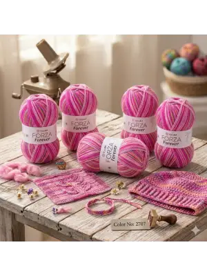 FORZA FOREVER - EBRULİ EL ÖRGÜ İPİ 5Lİ SET 2707