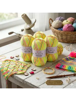 FORZA FOREVER - EBRULİ EL ÖRGÜ İPİ 5Lİ SET 2710