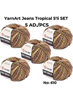 Jeans Tropıcal - Ebruli El Örgü Ipi Ebruli-610