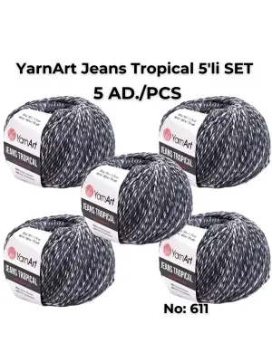Jeans Tropıcal - Ebruli El Örgü Ipi Ebruli-611