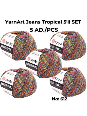 Jeans Tropıcal - Ebruli El Örgü Ipi Ebruli-612
