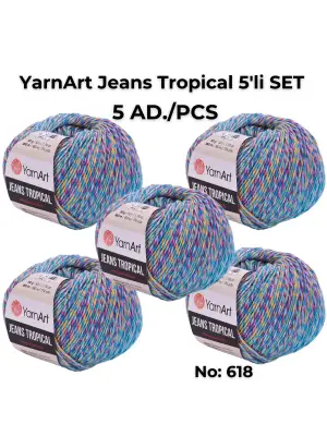 Jeans Tropıcal - Ebruli El Örgü Ipi Ebruli-618
