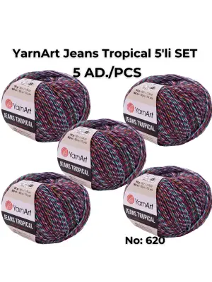 Jeans Tropıcal - Ebruli El Örgü Ipi Ebruli-620