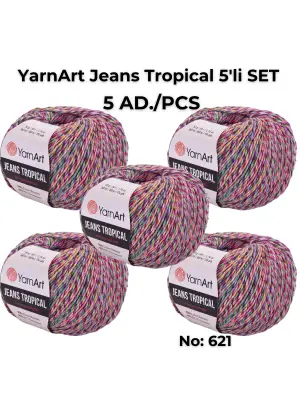 Jeans Tropıcal - Ebruli El Örgü Ipi Ebruli-621