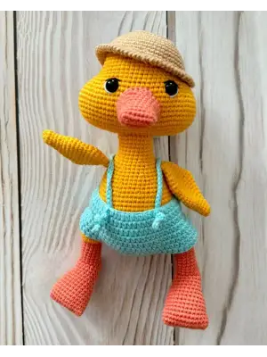 Amigurumi Ördek Oyuncak | El Yapımı ve Elyaf Dolgulu
