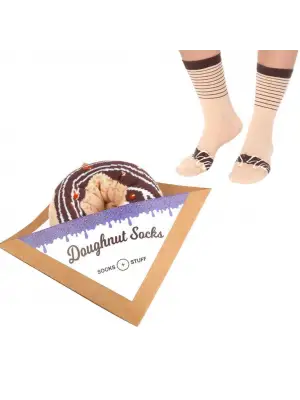 Chocolate Caramel Donut Çorap