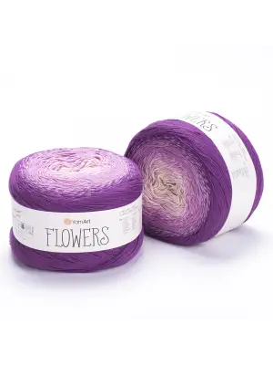 Flowers - Ebruli El Örgü Ipi Ebruli-290