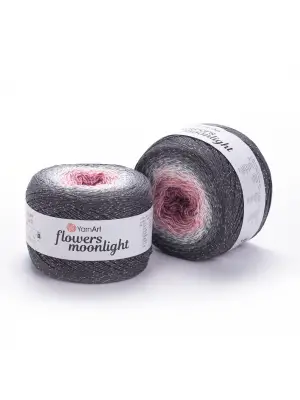 Flowers Moonlıght - Simli, Ebruli El Örgü Ebruli-3279