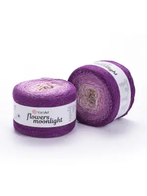 Flowers Moonlıght - Simli, Ebruli El Örgü Ebruli-3290