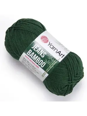 Yarn Art Jeans Bamboo El Örgü İpi Koyu Yeşil 139