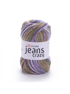 Yarn Art Jeans Crazy Ebruli El Örgü İpi Ebruli 7207