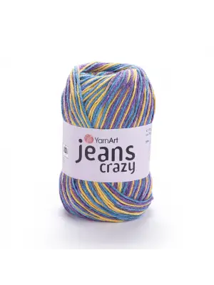 Yarn Art Jeans Crazy Ebruli El Örgü İpi Ebruli 7210