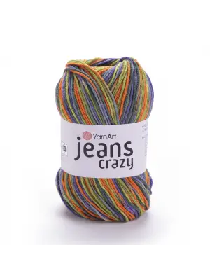 Yarn Art Jeans Crazy Ebruli El Örgü İpi Ebruli 8213