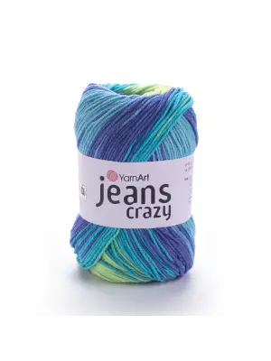 Yarn Art Jeans Crazy Ebruli El Örgü İpi Ebruli 8218