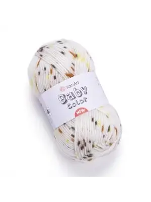 YarnArt Baby Color El Örgü İpi – 50g 150m | %100 Akrilik, Benekli, Yumuşak ve Dayanıklı
