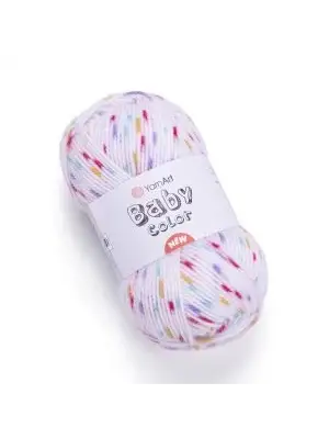 YarnArt Baby Color El Örgü İpi – 50g 150m | %100 Akrilik, Benekli, Yumuşak ve Dayanıklı